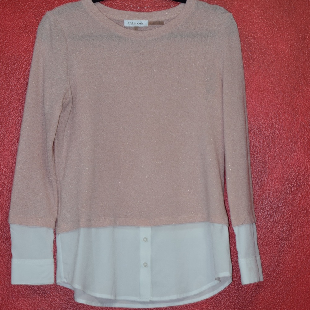 CK sparky pink sweater